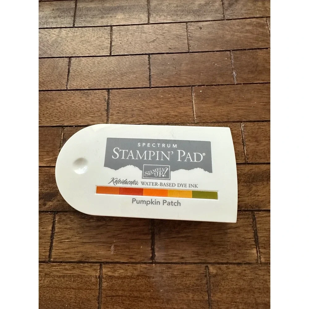Stampin Up Spectrum Stampin Pad Pumpkin Patch Kaleidacolor Multicolor Ink PadEUC
